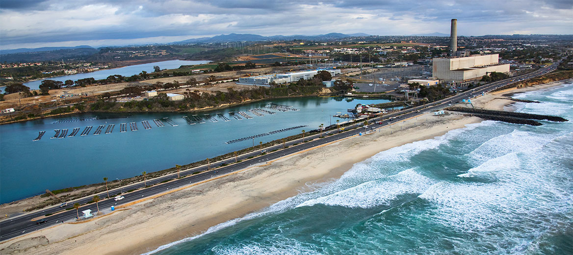 Photo/rendering of Carlsbad Seawater Desalination Project