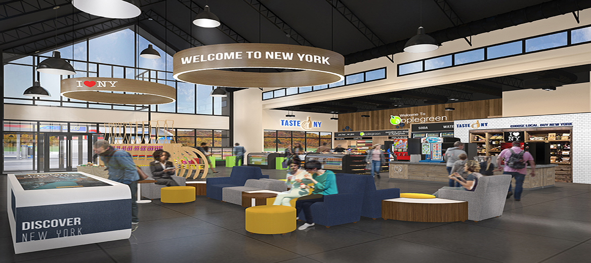 New York State Thruway Authority Service Areas Project photo/rendering